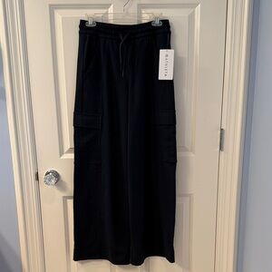 NWT Athleta Retroterry Wide Leg Cargo Pant in Navy